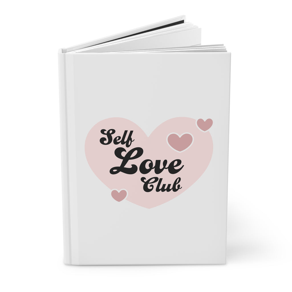 Self Love Club Pink Heart Hardcover Journal