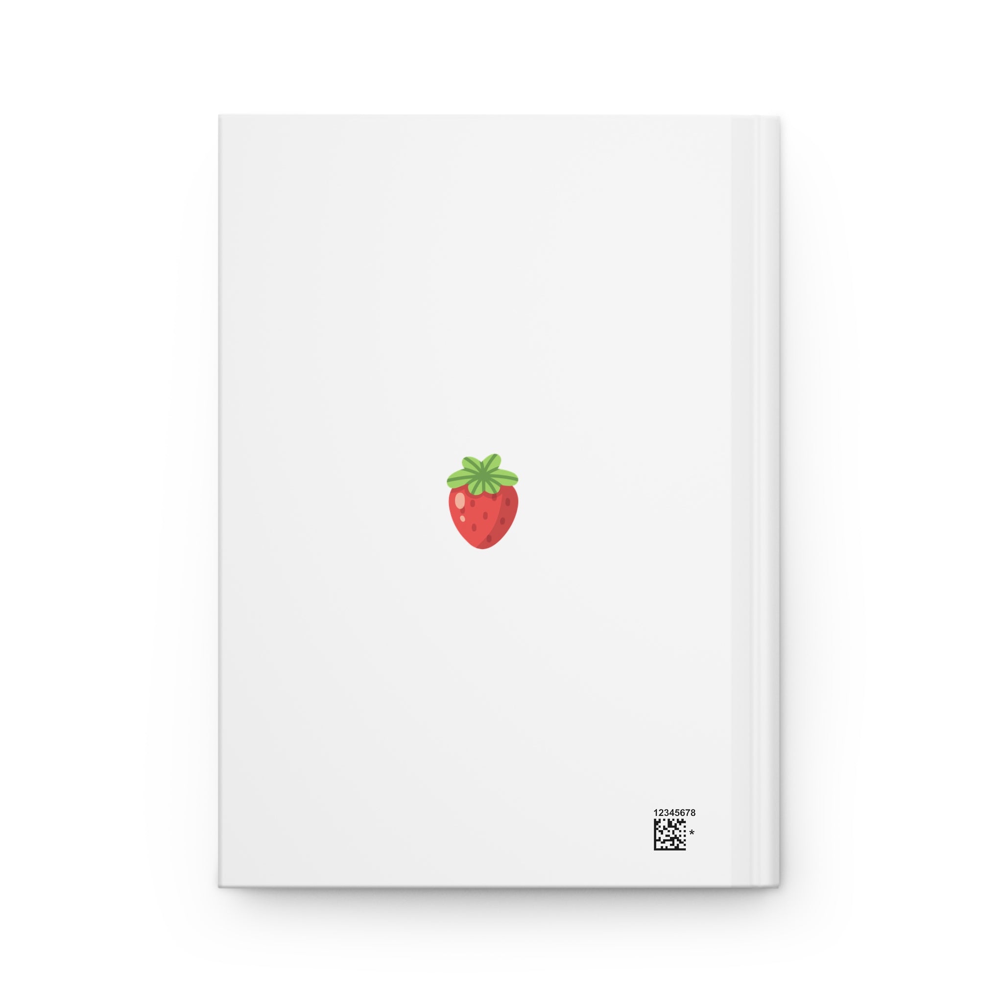 Strawberry Hardcover Journal — Matte Finish Notebook for Notes, Journaling & Gifts