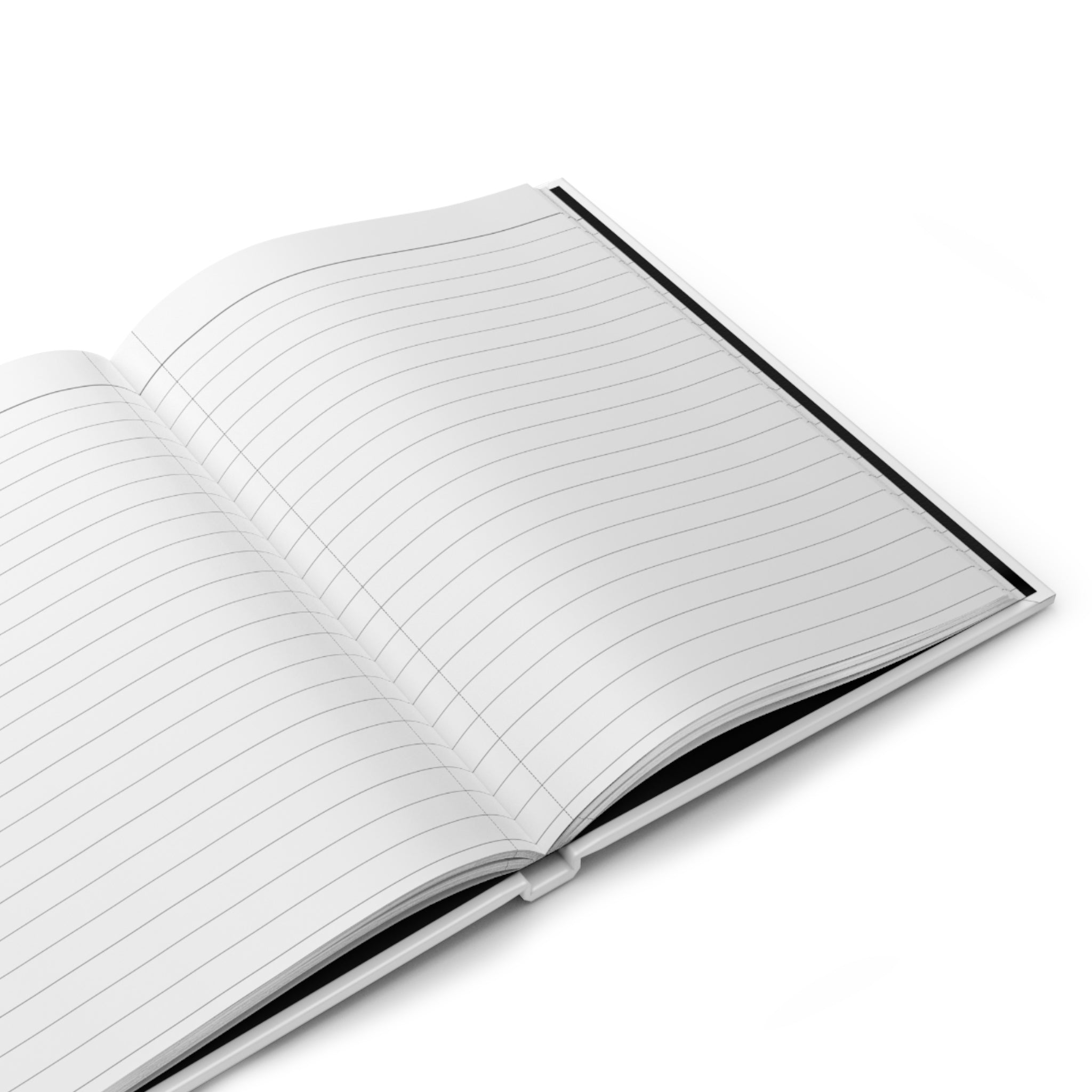 Hardcover Journal — "Less Hustle More Art" Lightbulb Writing Design