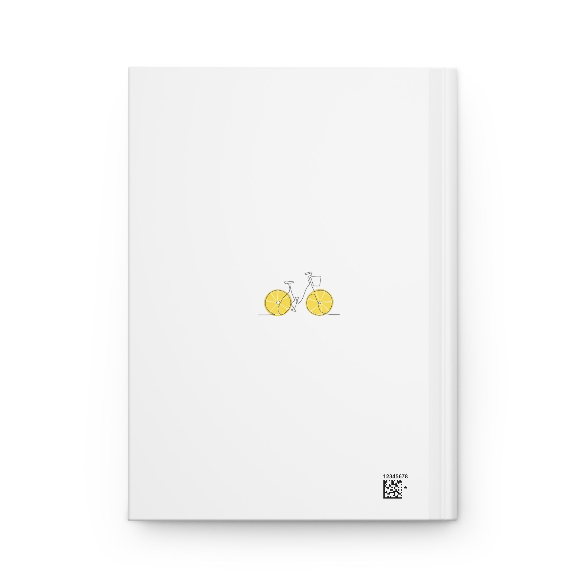Do Good Be Good Bicycle Lemon-Wheel Hardcover Journal