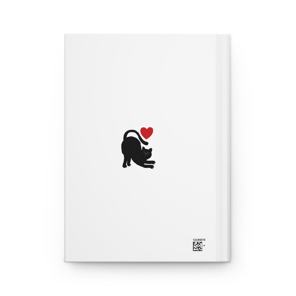 Cat Yoga Hardcover Journal — Cat Yoga Loving Matte Notebook