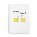 Do Good Be Good Bicycle Lemon-Wheel Hardcover Journal