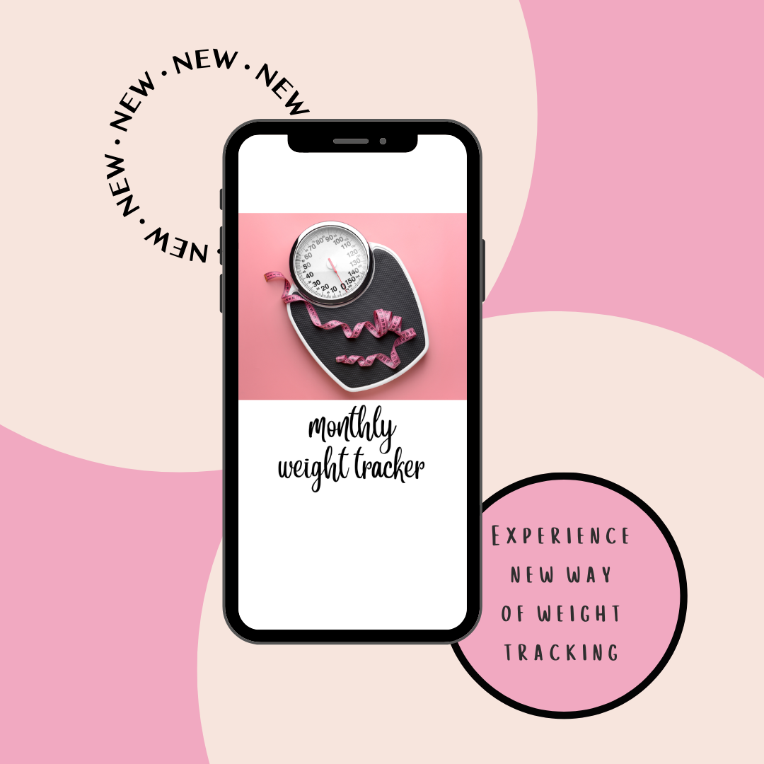 Weight Tracker – Digital Weight Loss & Body Progress Planner PDF | Health and Fitness Tracking Journal