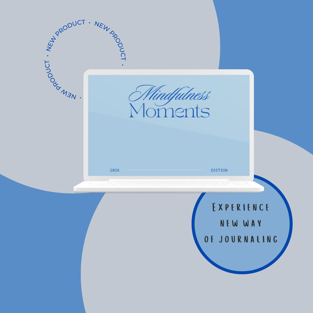 Mindful Moments Journal – Digital Mindfulness & Reflection Planner PDF | Self-Awareness, Gratitude & Wellness Tracker