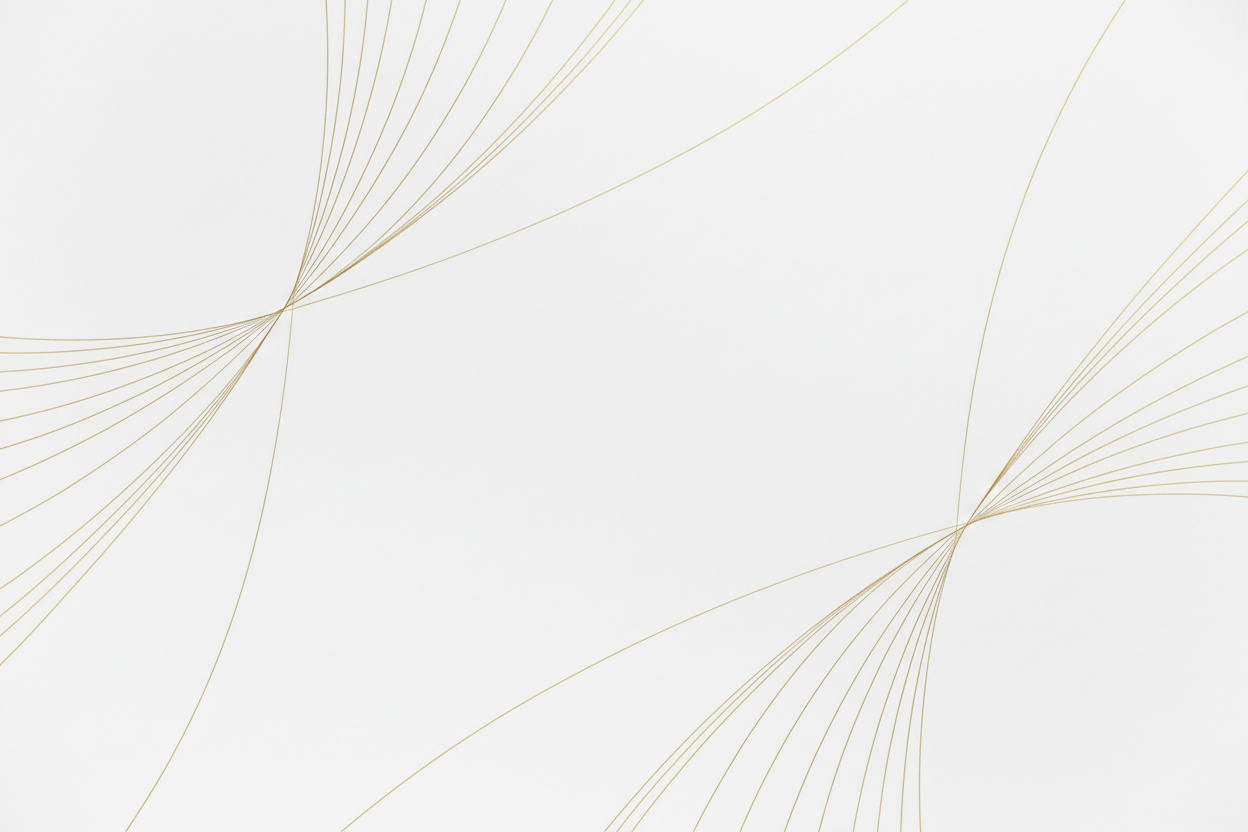 luxury golden minimalist thin lines on white background that are not in centre